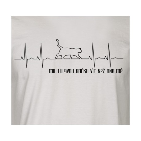 EKG miluji svou kočku víc než ona mě- pánské